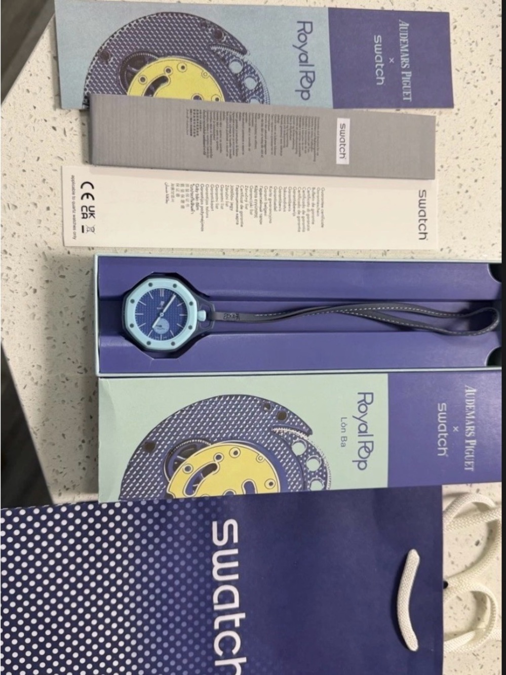 Shipping July 3 AP Swatch Royal Pop Lan Ba